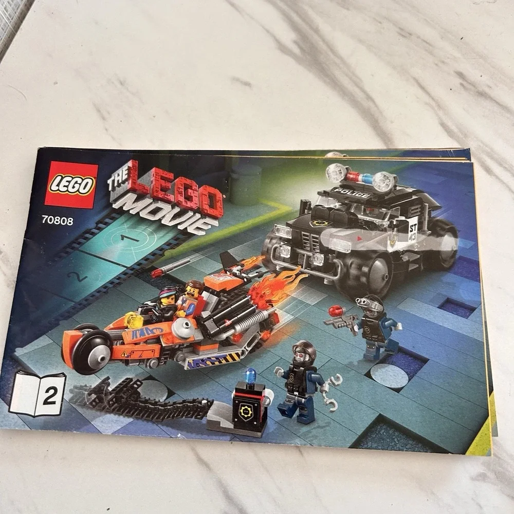 LEGO‎ The Lego Movie Bundle of 4 Instruction Manuals 70808 1 & 2 70801 70800